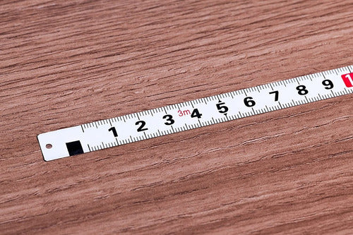 fita métrica auto adesiva 3 metros de aço - lufkin