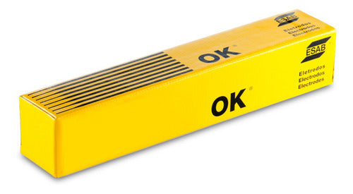 eletrodo revestido inox 3,25mm pacote 2,5kg ok 63.30 - esab