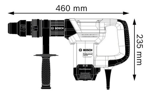 martelo rompedor gsh 500 1100w 7,5j 220v bosch