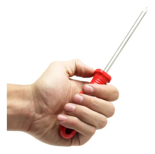 jogo de chave de fenda e phillips 6 peças 132102m - mayle