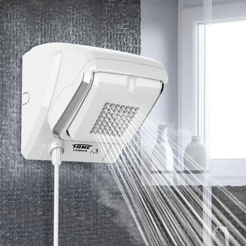 ducha compacta eletrônica khrome 220v 7800w fame khrome 220v 7800 kw