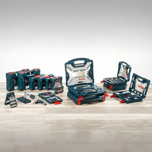 jogo de pontas e brocas bosch v-line de 68 peças