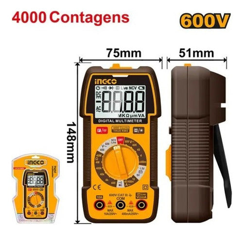 multimetro digital true ingco - dm36002