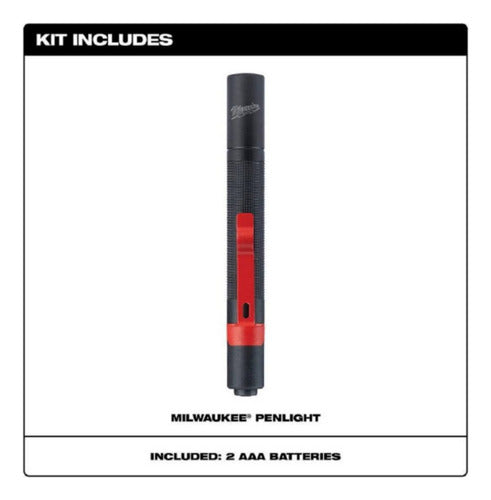 lanterna tipo caneta milwaukee 100 lumens ip67 trueview