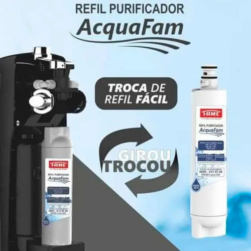 refil de reposição compatível com purificadores electrolux branco