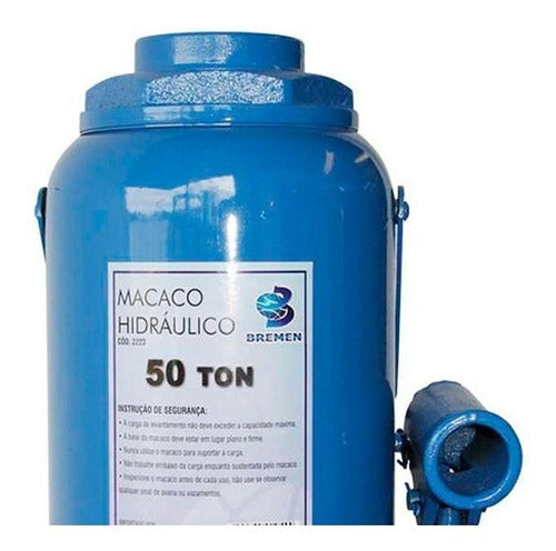 macaco hidráulico tipo garrafa 50 toneladas 2223 bremen