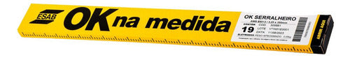 eletrodo esab ok serralheiro e 6013 3,25mm na medida 19 unid