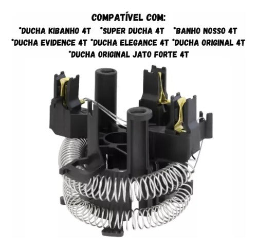 resistencia vida longa 4t fame 220v 5400w preto brilhante