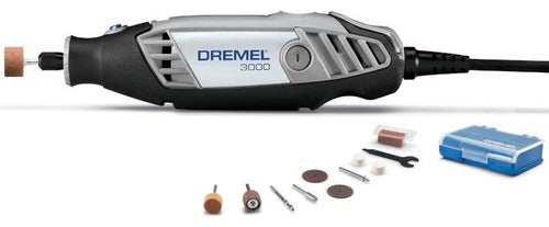 micro retífica dremel 3000 90w 220v 60hz 10 acessórios