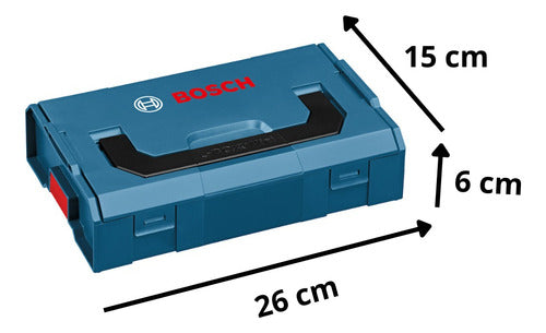 maleta l-boxx mini 2.0 professional bosch azul