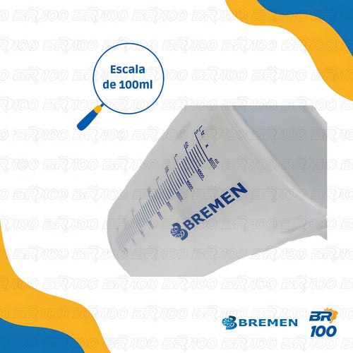 jarra graduada 5 litros de polietileno bremen transparente