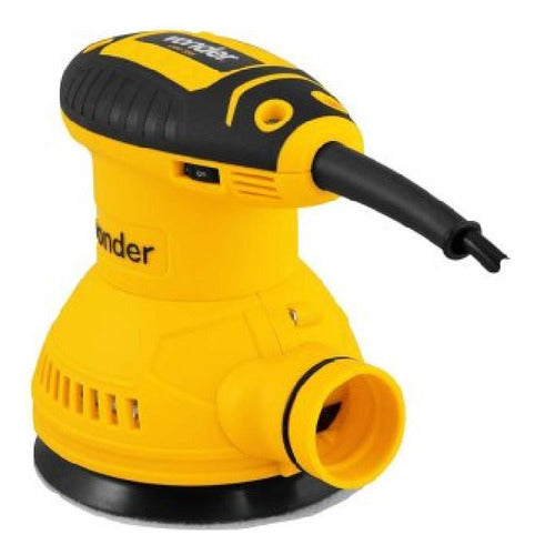lixadeira roto-orbital 350w lrv355 vonder amarelo 50 hz / 60 hz