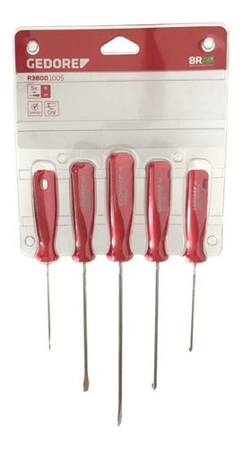 jogo chave de fenda 5 peças - r38001005 gedore red