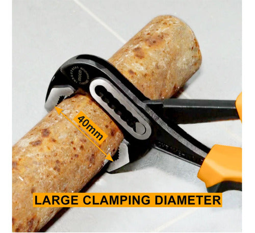 alicate bomba d' água 10'' cabo emborrachado hpp28258 ingco