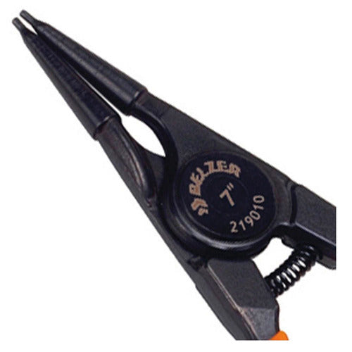 alicate para anéis externos bico reto 7 belzer 219010bbr 21