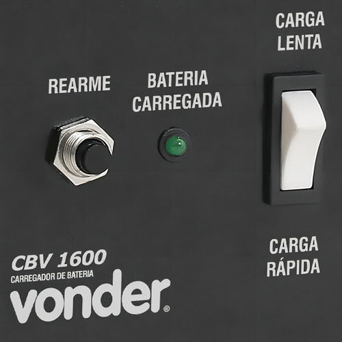 carregador de bateria automotiva visor digital vonder 220v