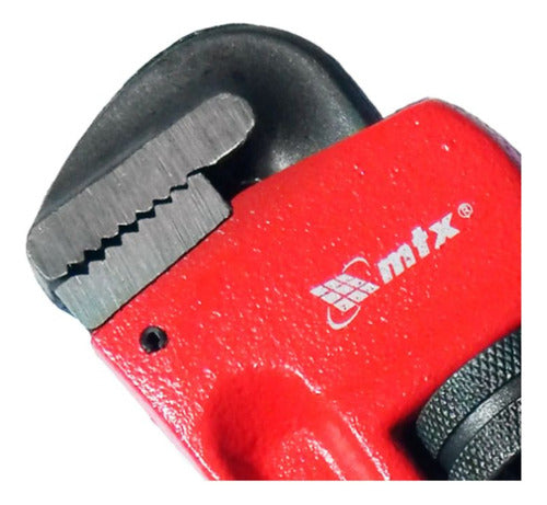 chave de cano grifo/tubos 10'' mordente em aço 1570255 mtx vermelho