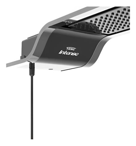 ducha eletrônica intense black preto 220v 7800w - fame - brilhante - preto