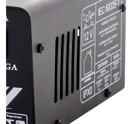 carregador inteligente bateria 6a 1-12v bivolt flach f06-sd