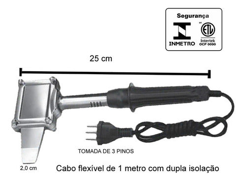 ferro de solda machadinha pro fame 127v ou 220v 180w
