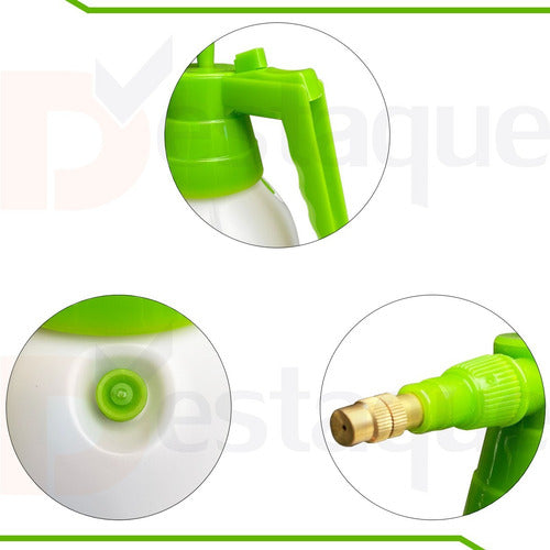 pulverizador borrifador plantas flores orquideas 2l bestfer branco