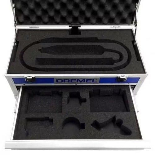 Maleta Metálica Porta-ferramentas Dremel Azul Azul
