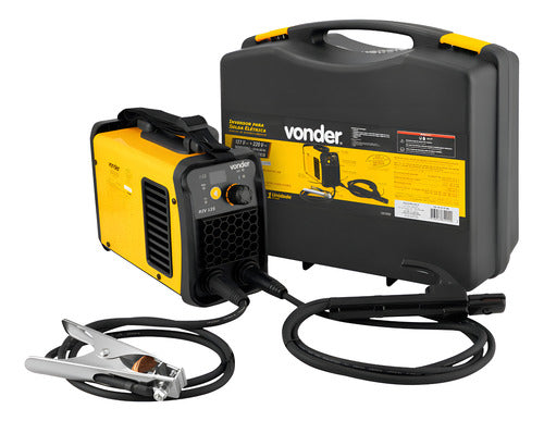 Inversor Solda Digital Eletrodo Tig120 Riv125 Vonder Bivolt Amarelo