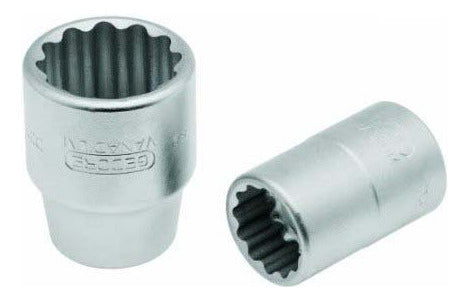 Jogo Soquetes Gedore Blu 3/4 Pol 22 A 50mm 14 Pçs Estriado