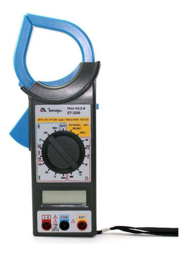 Alicate Amperímetro Digital Et-3200 Minipa
