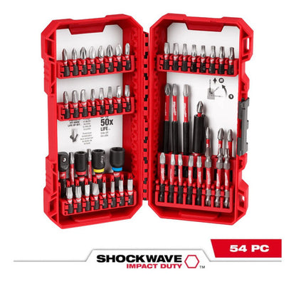 Jogo De Bits Shockwave 54 Peças 48-32-4010 Milwaukee