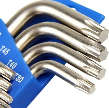Jogo De Chave Torx Curto T10 A T50 King Tony 9 Peças 20309pr