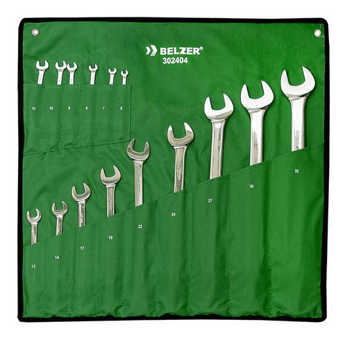 Jogo De Chaves Combinadas 6 À 32mm 15 Peças Belzer