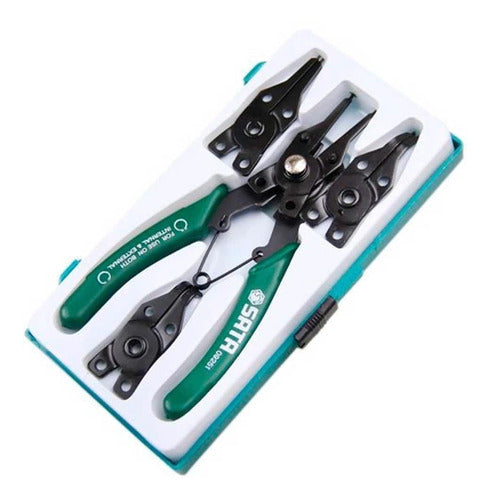 JOGO DE ALICATE DE ANEIS DE RETENCAO C/5 PCS SATA