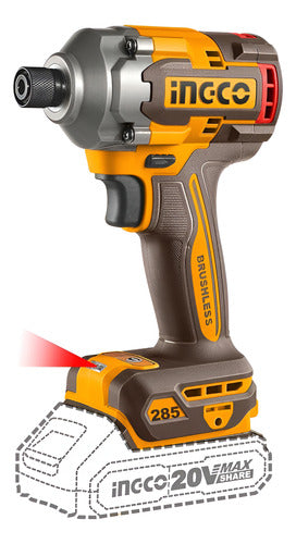 Combo Parafusadeira + Chave Impacto 2 Baterias 2ah Ingco