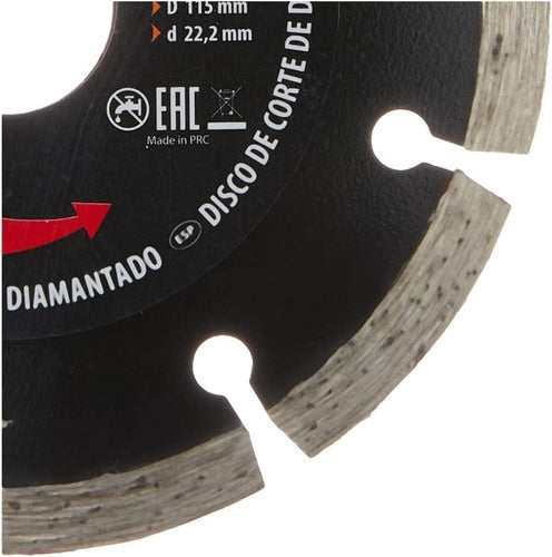 disco de corte diamantado 115/110mm x 22/20mm 7310555 sparta