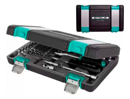 Jogo Soquete 1/4 57 Peças Bits - Stels