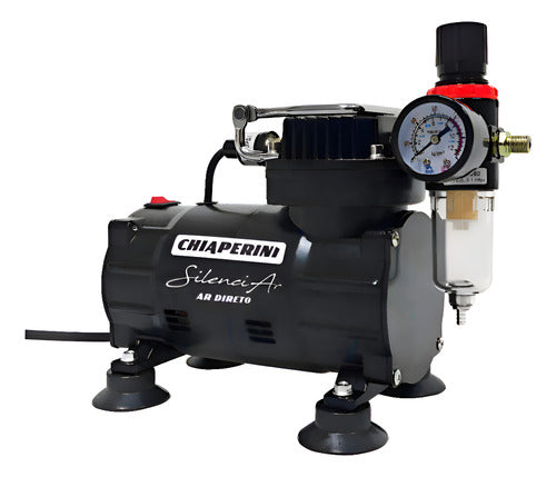 compressor ar direto silencioso c/filtro 24613 chiaperini preto