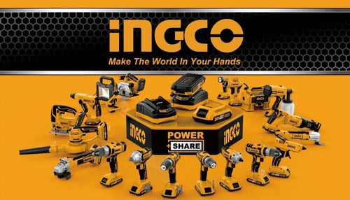 Politriz Sem Fio Ingco A Bateria Roto Orbital Sem Bateria