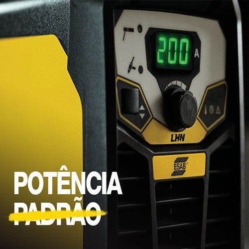 Máquina Inversora De Solda Lhn 202i 10kva 60hz 220v Esab