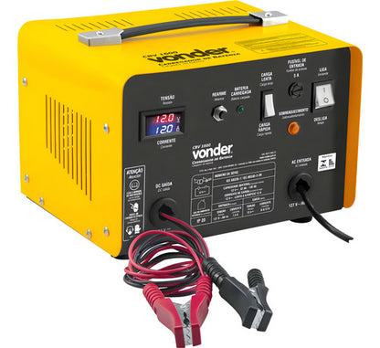 Carregador De Bateria Automotiva Visor Digital Vonder 220v