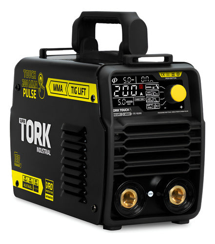 Máquina De Solda Inversora Super Tork Touch 200 Vrd 60hz Preto
