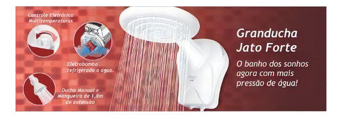 Chuveiro Gran Ducha Pressurizado Blindada Fame 4500w 220v Co