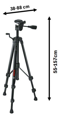 tripé nível a laser bosch 50 a 150cm 1/4'' bt 150 0601096b00