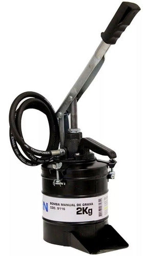 Bomba Manual Graxa 2kg Ref 9116 Bremen Preta