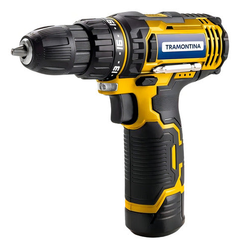 Parafusadeira Furadeira E Acessórios 12v 30 Peças Tramontina