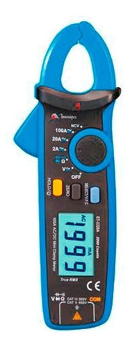 alicate amperímetro digital minipa et-3320a 100a