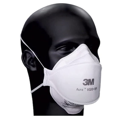 Máscara Respirador 3M Aura 9320 PFF2 N95 Sem Válvula Kit com 10 unidades