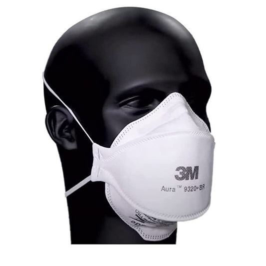 Máscara Respirador 3M Aura 9320 PFF2 N95 Sem Válvula Kit com 10 unidades