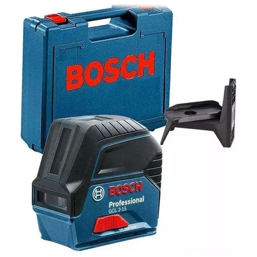 NIVEL A LASER GCLL 2-15 Laser Vermelho + GANCHO + MALETA BOSCH