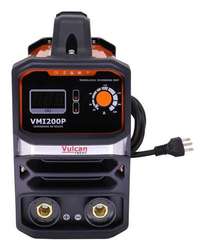 Maquina Inversora De Solda Portátil 220v Vmi200p Vulcan